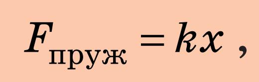 Закон Гука - формула