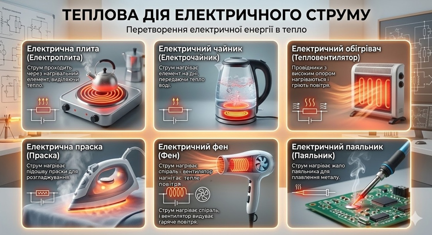 Теплова дія електричного струму
