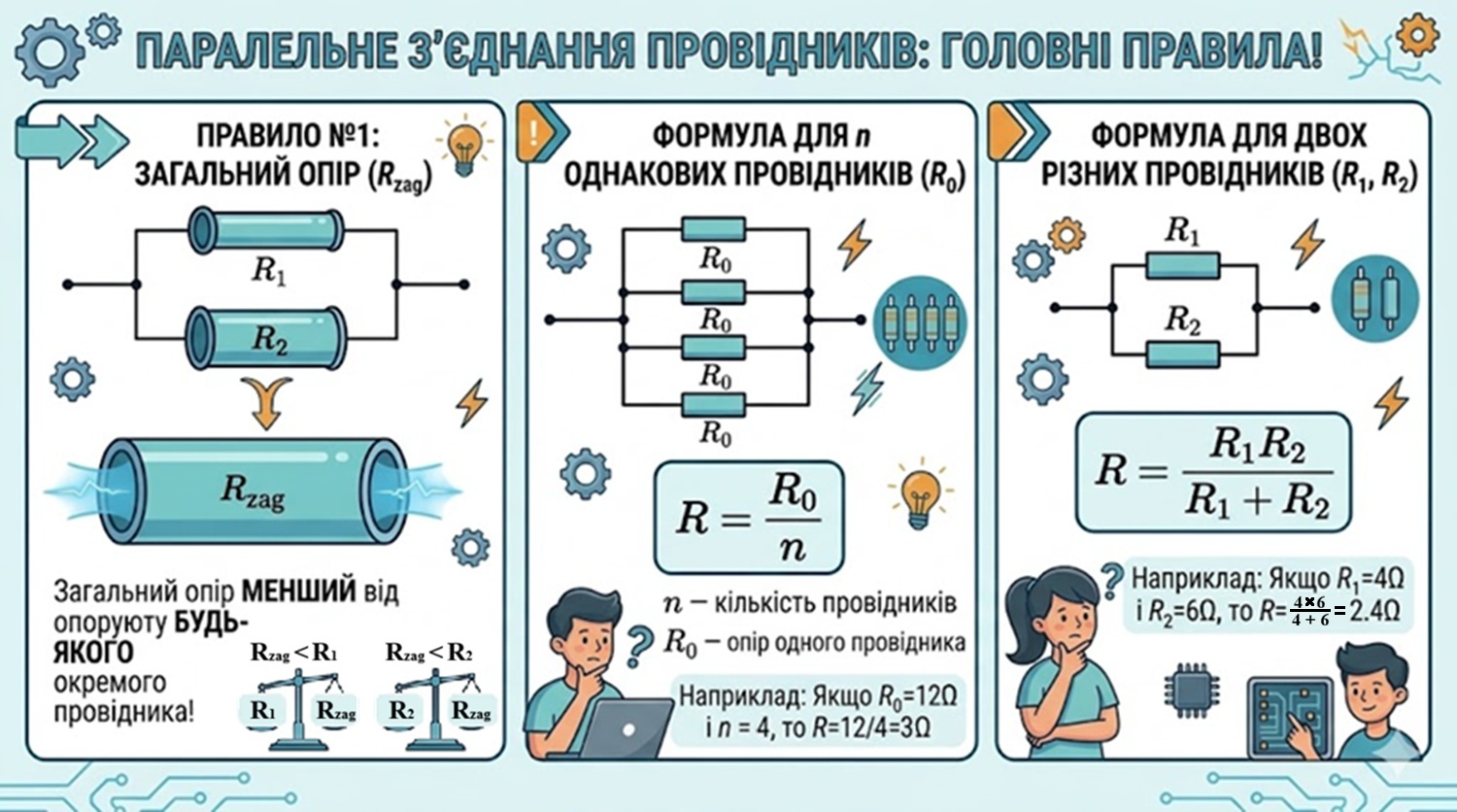 Паралельне з’єднання провідників