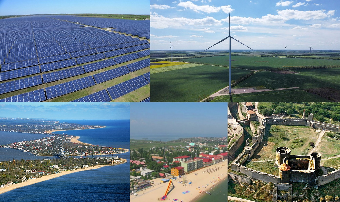 Сонячна електростанція, вітрогенератори, курорт затока, Аккерманська фортеця
